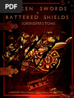 Broken Swords & Battered Shields Lorekeeper's Tome