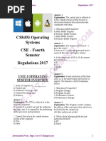 CS8493 Operating Systems MCQ