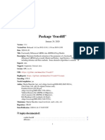 Package Fracdiff': R Topics Documented