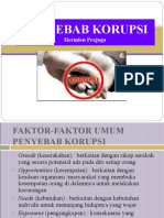 Faktor Penyebab Korupsi