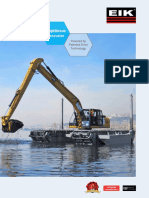 Amphibious Excavator Powered by Patented Drive Technology