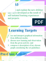 Describe and Explain The New Abilities They Have Developed As The Result of Self-Initiated Learning Experiences and Projects