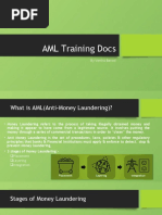 AML Training Docs: by Varsha Bansal