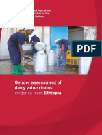 Gender Assessment of Dairy Value Chain - Ethopia