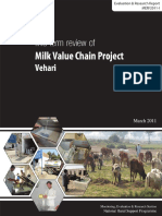 Mid Term Review of Milk Value Chain Project Vehari