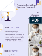 Formulation Project Report Suspension Paracetamol