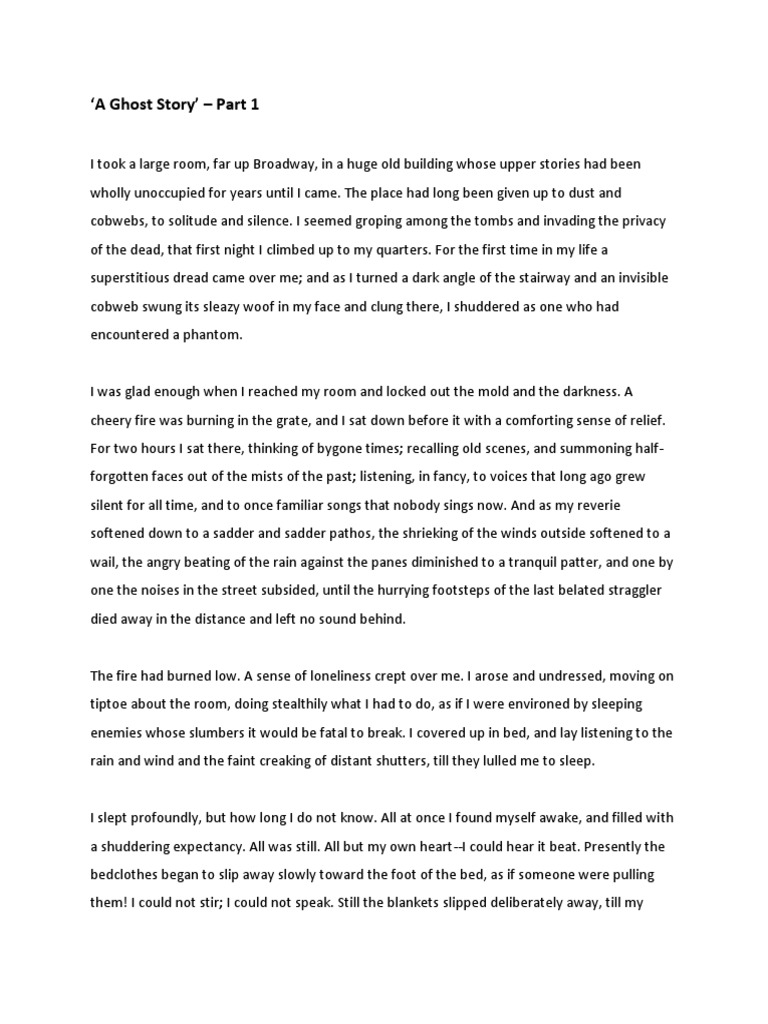 Mark Twain's Ghostly Encounter | PDF