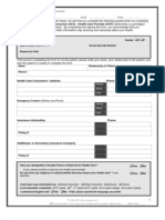 Multitable New Patient Form