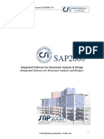 SAP2000 Software Manual (English)