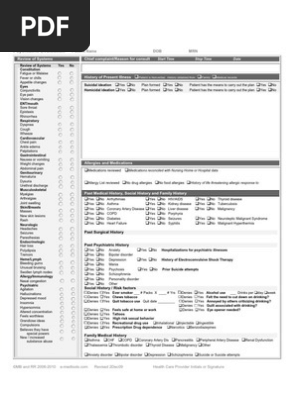 Psychiatry Evaluation