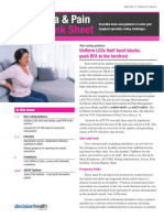 Coder's Pink Sheet: Anesthesia & Pain