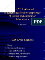 ISO 17025 - General Requirements For The Competence of Testing and Calibration Laboratories