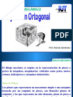 Proyección Ortogonal de Una Maquina Pulvarizadora