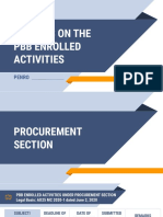 PBB Indicators Procurement