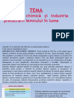 Producţia Chimică Şi Industria Prelucrării Lemnului În Lume