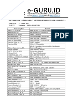 Daftar Hadir Diklat Menulis Artikel Populer Angkatan 4