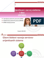 13 - Servisno orijentisani razvoj sistema I deo (BPMN) 2017