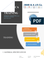 Technica L Training: Prepared By: Estimation and Design Department-Philippines DATE: FEB.19.2021