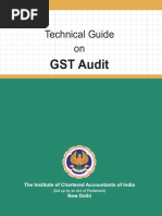 3rd Technical Guide On GST Audit