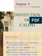 Chapter3-Institution of Caliph