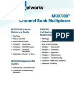 Encor Etworks: MUX100 Channel Bank Multiplexer