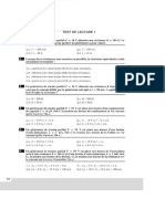 Test de Lecture Circuits