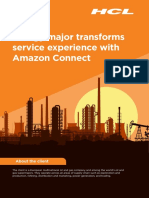 HCL Helps Energy Major in Transforming Customer Experience With Amazon Connect