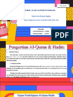 Memahami Tujuan dan Ruang Lingkup Pembelajaran Al-Quran Hadis di Madrasah
