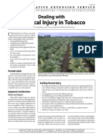 Chemical Injury in Tobacco: Dealing With