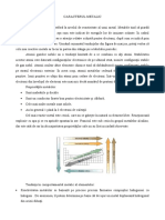 Chimie Caracterul Metalic