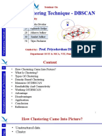 Fast Clustering Technique - DBSCAN: Prof. Priyadarshan Dhabe