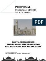 Proposal Pembangunan Masjid Desa Latowu-baznas