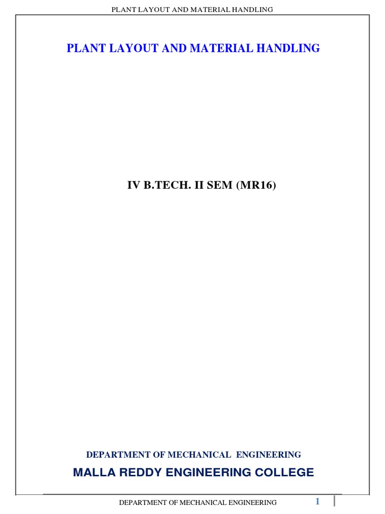 20201019-Plant Layout and Material Handling | PDF | Mathematical ...