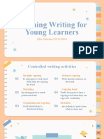 Teaching Writing For Young Learners: Elis Susiana D0319006