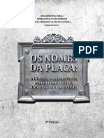 2021 - Os Nomes Da Placa - Ana. Andrea e Celso