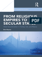 Birol Başkan - From religious empires to secular states _ state secularization in Turkey, Iran and Russia-Routledge (2014)