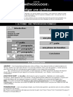 Methodo Rediger Synthese Version Longue Non Distribuee