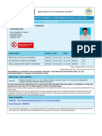 Admit Letter For Online DIPLOMA IN BANKING & FINANCE (DB&F) Examination - Jan/Feb 2022 Candidate Details
