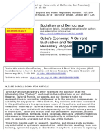 Socialism and Democracy: To Cite This Article: Omar Everleny, Pérez Villanueva & Pavel Vidal Alejandro (2010)