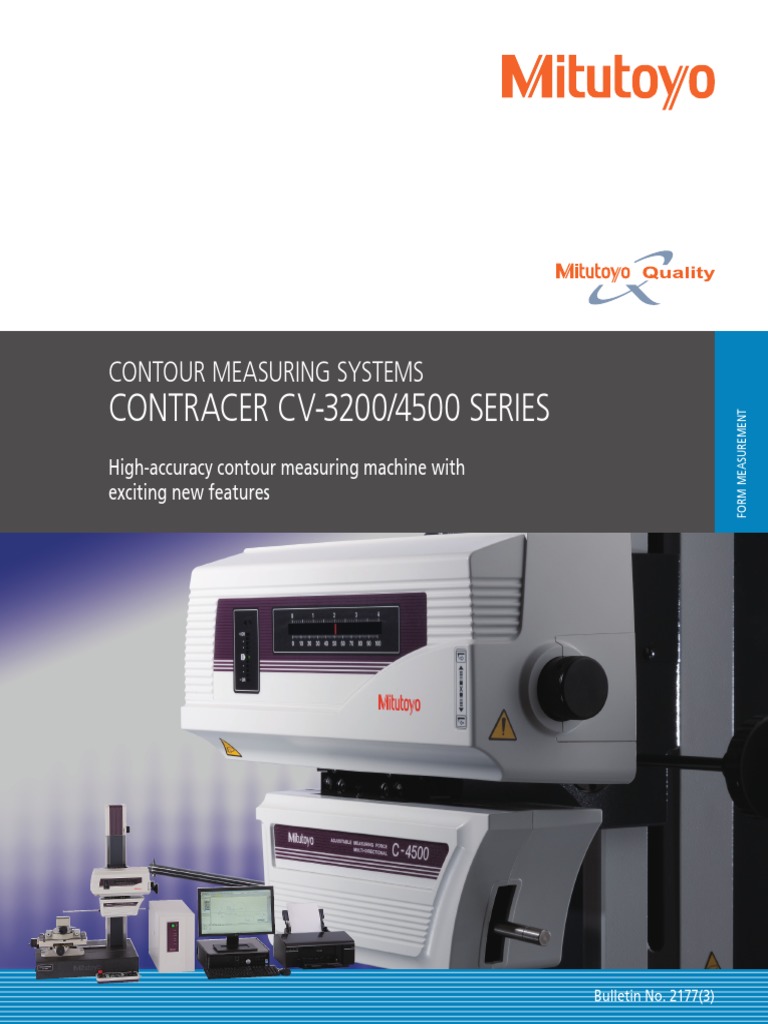 CONTRACER CV-3200/4500 SERIES: Contour Measuring Systems | PDF ...