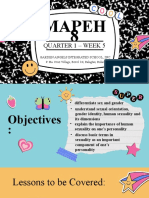 Mapeh 8: Quarter 1 - Week 5