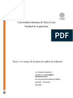 Matriz de Análisis de Funciones