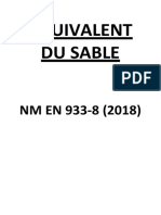 Equivalent Du Sable: NM EN 933-8 (2018)