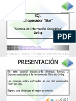 Operador Like SQL