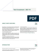 Cento Ventures SE Asia Tech Investment 2021 H1