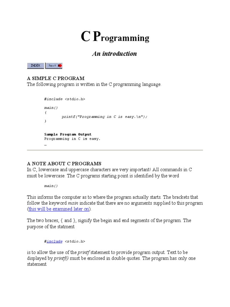 CC Full | PDF | Parameter (Computer Programming) | C (Programming Language)