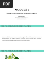 Housing Development and Environment Impact