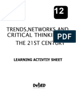 Trends, Network and Critical Thinking