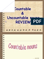 Countable & Uncountable Nouns