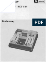 Hellige Servocard Defiport SCP-844 Defibrillator - User Manual (De)